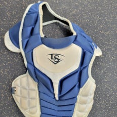 Used Louisville Slugger CHEST PROTECTOR Catchers Chest Protector Navy Blue Adult 11497-S000152210