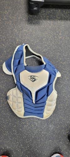 Used Louisville Slugger CHEST PROTECTOR Catchers Chest Protector Navy Blue Adult 11497-S000152210