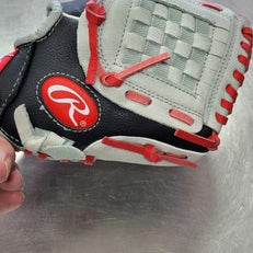 Used Rawlings MT95GB BB/SB Glove RH Throw Grey 9 1/2" 11497-S000152199