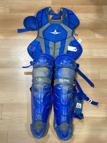 Intermediate All Star System 7 Axis Catcher's Set | No Helmet