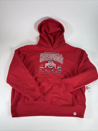 Ohio State University National Champions Hoodie - 47 Brand - Womens Medium