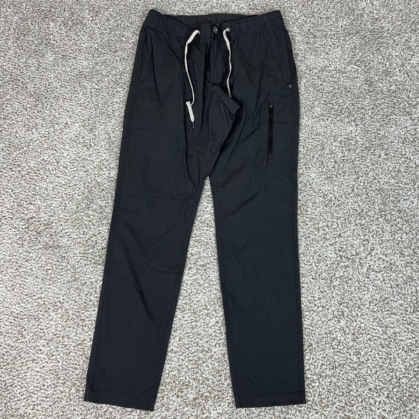 Vuori Pants Mens Medium Black Ripstop Climber Organic Cotton Drawstring B27