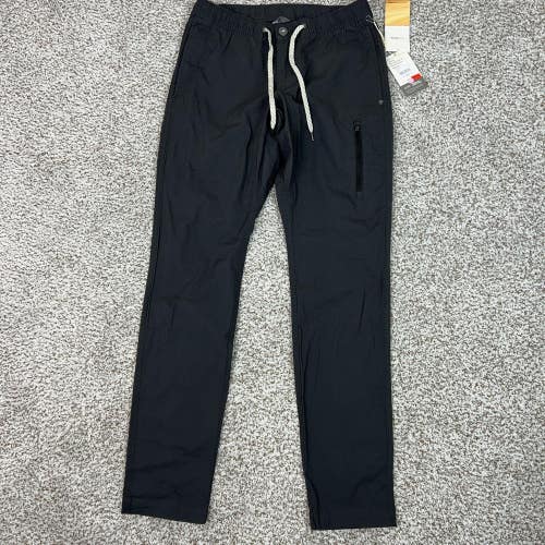 Vuori Pants Mens Small Charcoal Gray Ripstop Organic Cotton Drawstring B24