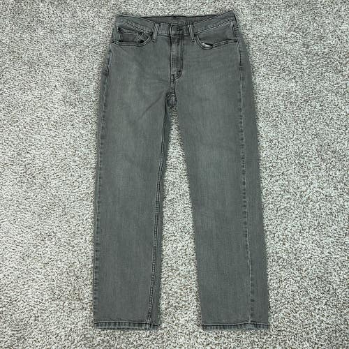 Levis 514 Jeans Mens 32x30 Gray Straight Leg Denim Classic Fit Pants Casual