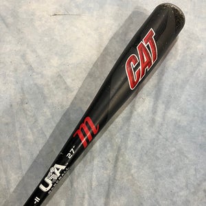 2021 Marucci CAT Alloy Bat USABat Certified (-11) Alloy 16 oz 27" (Used)