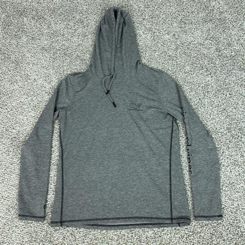 Vineyard Vines Hoodie Mens Large Performance Pullover Whale Athletic Top Gym
