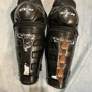 Youth CCM Jetspeed FT455 Shin Pads 10" (Used)