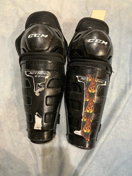 Youth CCM Jetspeed FT455 Shin Pads 10" (Used)