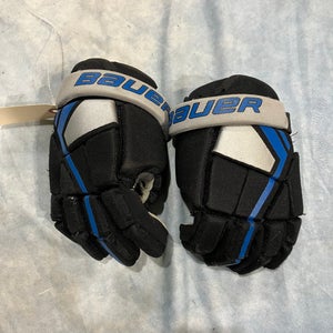 Black Youth Bauer Gloves 8" (Used)