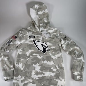Nike Cardinals Salute To Service Camouflage Hoodie with Logo Youth M 10/12 NWT