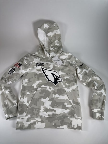 Nike Cardinals Salute To Service Camouflage Hoodie with Logo Youth M 10/12 NWT
