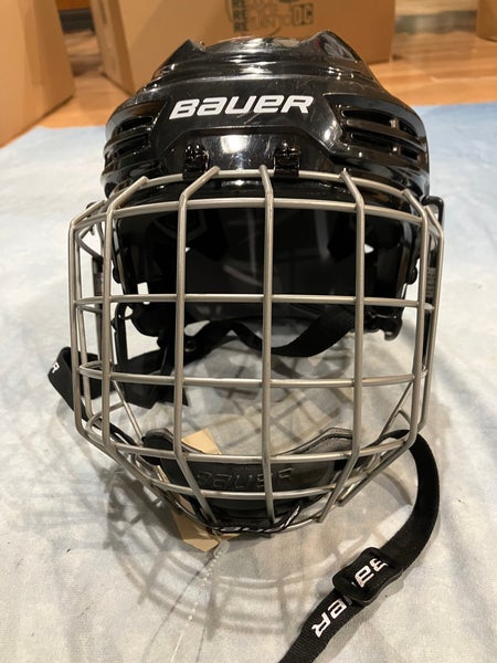 Black Medium Bauer IMS 5.0 Helmet (Used)