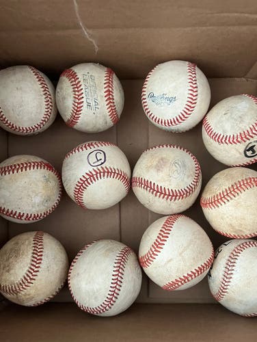 12 (1 Dozen) Rawlings Official League Baseballs ROBL1X 14U