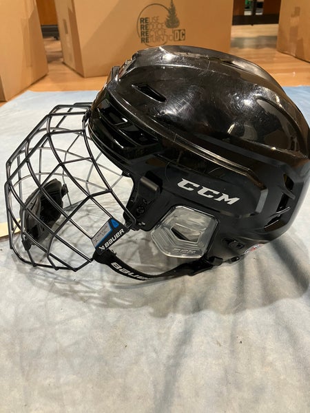 Black Large CCM Tacks 310 Helmet (Used)
