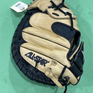Used All Star CM3200 Right Hand Throw Catcher's Baseball Glove 32"
