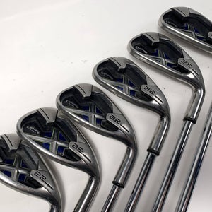 Callaway X-22 Iron Set 6-PW+GW Uniflex Steel Mens RH
