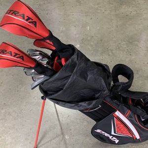 Callaway Strata Plus Club Set Driver 3W 5H 6-PW SW Putter Regular RH HC +Bag