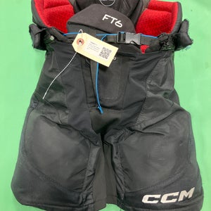 Black Junior Medium CCM Jetspeed ft6 Hockey Pants (Used)