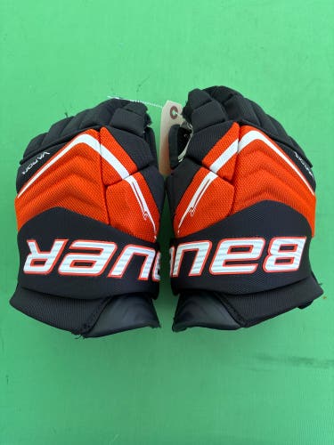 Orange Senior Bauer Vapor Flylite Gloves 13"