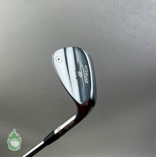 RH Titleist Vokey Chrome SM7 F Grind Wedge 50-08 Wedge Flex Steel Golf Club