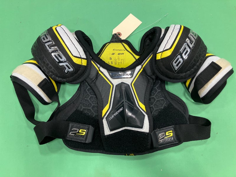 Large Youth Bauer Supreme 2S Pro Shoulder Pads (Used)