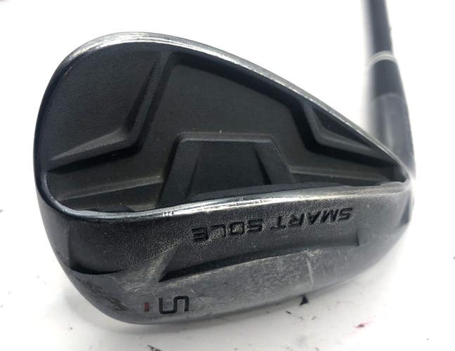 Left Handed Cleveland Smart Sole 4.0 Black Satin SW Sand Wedge Black Steel Shaft