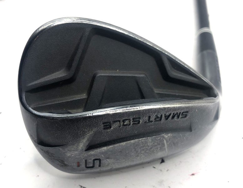 Left Handed Cleveland Smart Sole 4.0 Black Satin SW Sand Wedge Black Steel Shaft