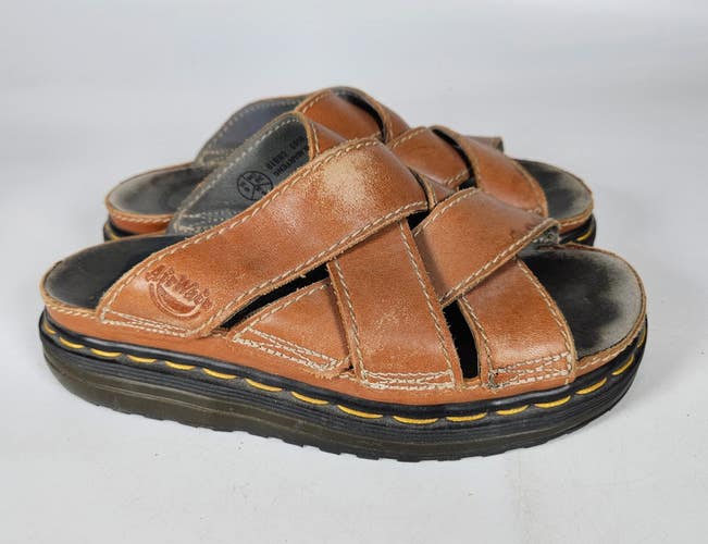 Dr. Martens Womens Y2K Vintage Platform Chunky Leather Strap Sandals Size: US 6