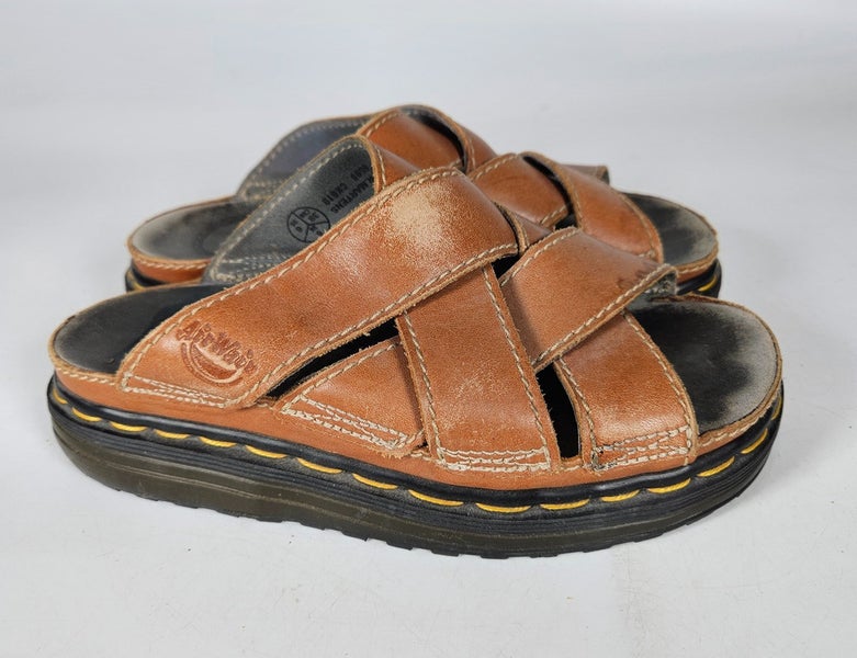 Dr. Martens Womens Y2K Vintage Platform Chunky Leather Strap Sandals Size: US 6