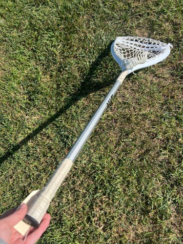 White Goalie STX Shield Strung Head