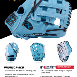 New 2025 July GOTM Rawlings RH Outfield Heart of the Hide Baseball Glove 12.25"