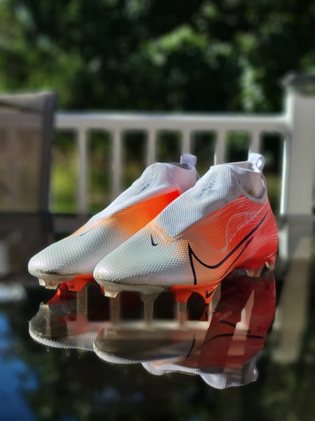 Nike Vapor Edge Pro 360 Mango White Cleats Size 12 AO8277-110