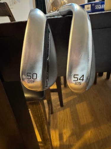 Men's 2025 Titleist Vokey SM10 Tour Chrome Right Handed Wedge Wedge Flex 54 Degree Steel Shaft (Used