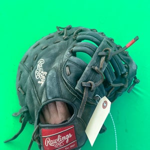 Black Rawlings Premium Series RH First Base Baseball Glove 12.5"