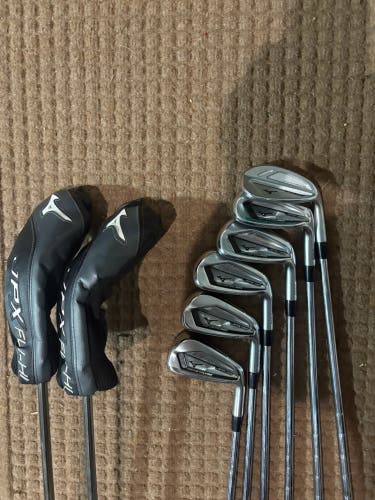 Men's 2020 Mizuno JPX 921 Hot Metal Pro Right Handed Iron Set Stiff Flex (8 Clubs) #4 - #9, PW, GW S