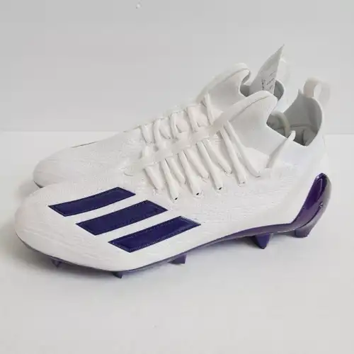 Adidas Adizero Primeknit Football Cleats HP8743 Size 11 White Purple