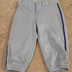 Gray w/ navy piping Unisex Medium Youth Champro baseball/sofrball Pants (New)