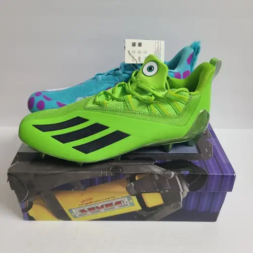 Adidas Adizero Disney Monsters Inc Football Cleats GV8059 Size 13.5 Green Blue