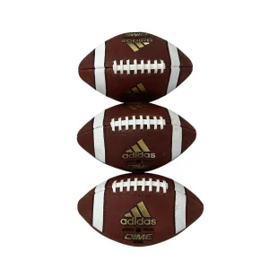 Adidas Dime Gold Official Football Leather Made In USA CK6612 Lot Of 3