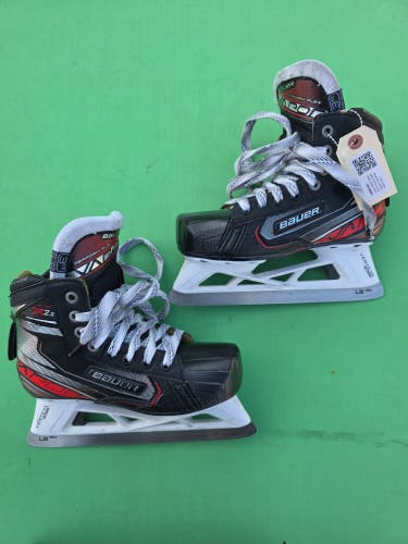 Junior Bauer Vapor X2.9 Hockey Goalie Skates Extra Wide Width Size 3