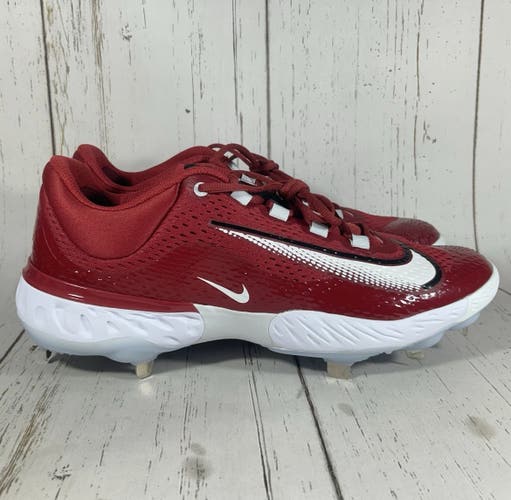 Nike Alpha Huarache Elite 4 Baseball Cleats Team Red Maroon Mens 13 FN7222-600