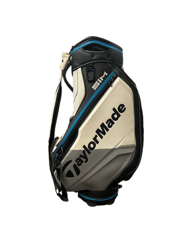 Used Taylormade SIM STAFF BAG Mens Cart Bag White 10299-S000300692