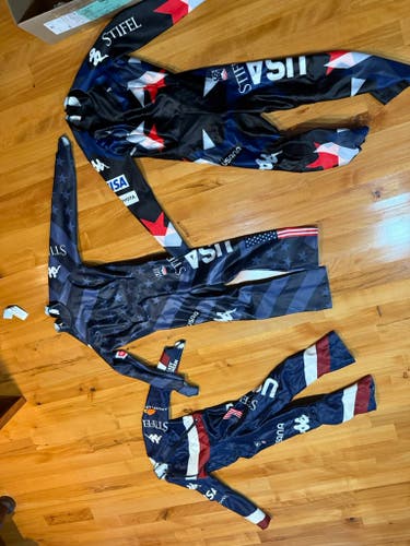 New Us Ski Team Speed Suit Fis Legal Size Small