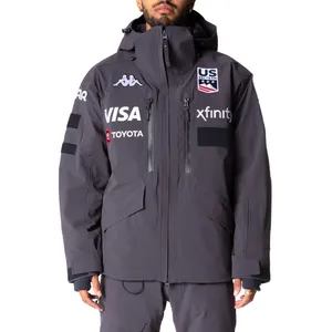 Us Ski Team uniform grey Kappa Jacket Size Large