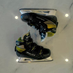 Bauer Supreme 3S Hockey Goalie Skates 8.5 with Tendy Buckles