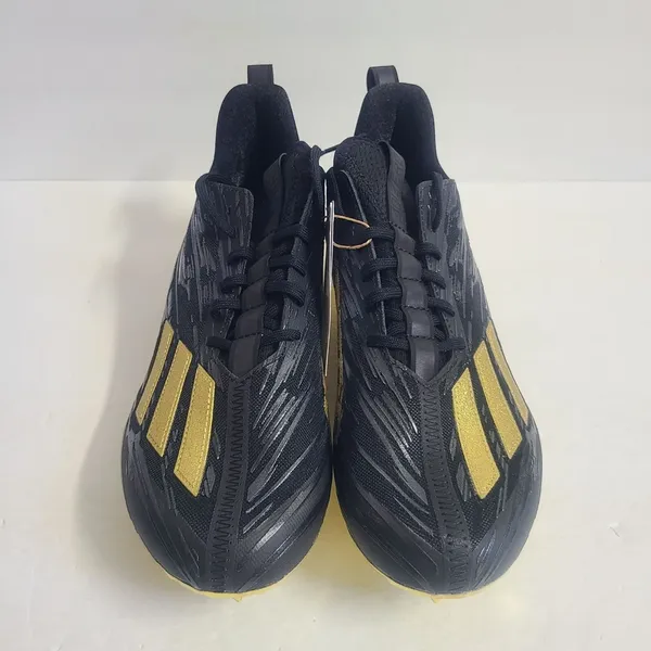 Adidas Adizero Football Cleats GX4051 Size 9.5 Black Gold  display picture 2