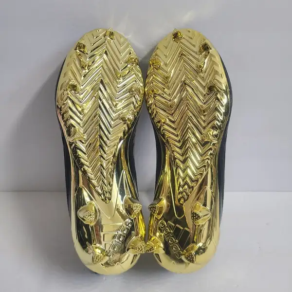 Adidas Adizero Football Cleats GX4051 Size 9.5 Black Gold  display picture 2