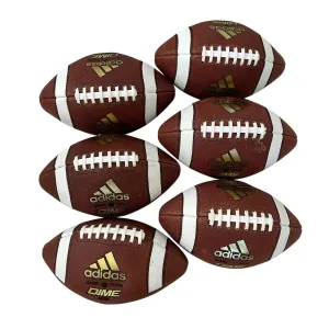 Adidas Dime Gold Official Football Leather Made In USA CK6612 Lot Of 6