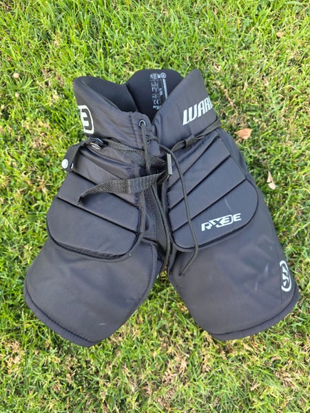 Black Junior Large Warrior Ritual X3E Hockey Goalie Pants (Used)