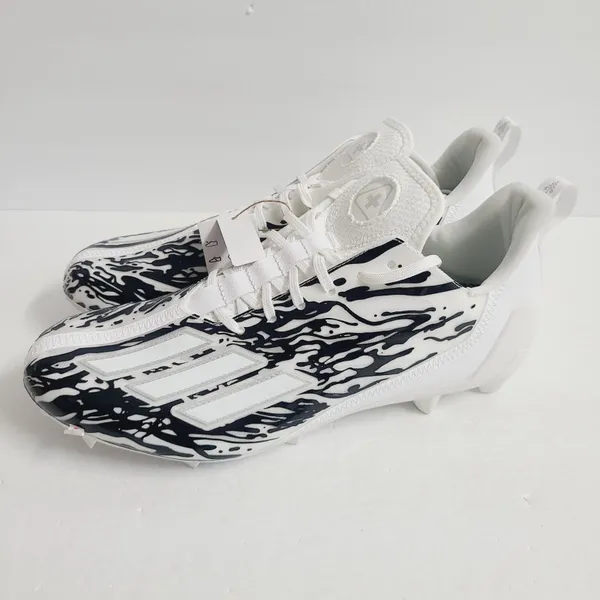 Adidas Adizero 12.0 Poison Football Cleats IG7206 Size 13.5 White Black
